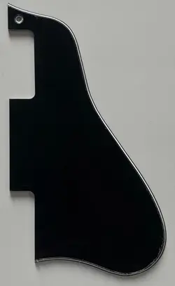 FOR FIT GIBSON ES-335 SHORT STYLE GUITAR PICKGUARD 3 PLY BLACK