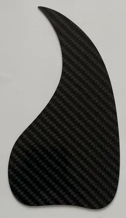CARBON FIBER ADHENSIVE ACOUSTIC GUITAR PICKGUARD FIT FOR GIBSON J-45 STYLE
