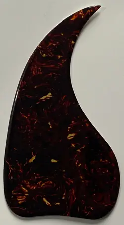 CRYSTAL SELF ADHENSIVE LEFTHANDED PICKGUARD FIT GIBSON J-45 ACOUSTIC GUITAR