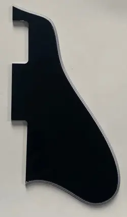 FOR FIT GIBSON ES-335 LONG BLANK STYLE GUITAR PICKGUARD 5 PLY BLACK