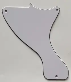 FOR FIT GIBSON LP JR. LES PAUL JUNIOR STYLE GUITAR PICKGUARD 3 PLY WHITE