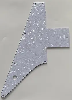 FOR FIT GIBSON 76 EXPLORER RE-ISSUE STYLE GUITAR PICKGUARD 4 PLY WHITE PERAL