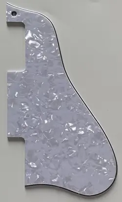 FOR FIT GIBSON ES-335 SHORT STYLE GUITAR PICKGUARD 4 PLY WHITE PEARL