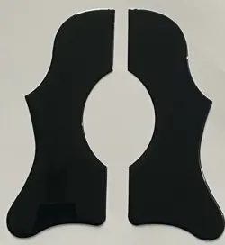 CRYSTAL SELF ADHENSIVE ACOUSTIC GUITAR PICKGUARD FIT FOR GIBSON J45-J50 BLACK