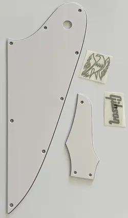 GUITAR PICKGUARD WHITE