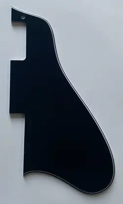 FOR FIT GIBSON ES-335 LONG STYLE GUITAR PICKGUARD 4 PLY BLACK