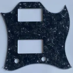 FOR FIT US GIBSON SG STANDARD STYLE FULL FACE GUITAR PICKGUARD BLACK PEARL