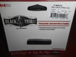 NEW - GRAPH TECH JUMBO SLOTTED NUT FOR GIBSON USA, BLACK TUSQ XL - #PT-6000-00