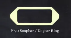 P-90 SOAPBAR PICKUP RING COVER CREAM EPIPHONE GIBSON LES PAUL REPAIR PROJECT