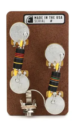 PREWIRED KIT FOR GIBSON LES PAUL GUITARS - LONG SHAFT