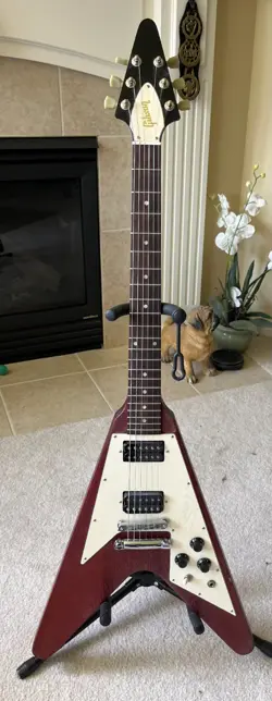 GIBSON 2007 FLYING V FADED CHERRY