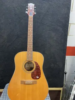 EPIPHONE BY GIBSON PR 715 NATURAL COLOR 6 STRING ACOUSTIC GUITAR MADE IN KOREA