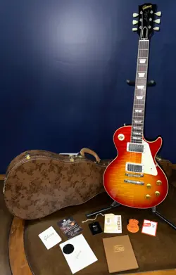 2024 GIBSON 1959 REISSUE LES PAUL STANDARD VOS LP GUITAR WASHED CHERRY SUNBURST