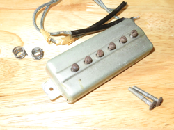 HARMONY 1957 NICKEL GIBSON P 13 SOAP BAR NECK PICKUP