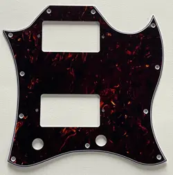 4 PLY BROWN TORTOISE PICKGUARD FIT US GIBSON SG STANDARD STYLE GUITAR PARTS