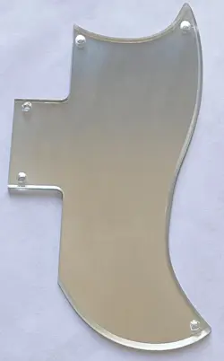 NEW 1 PLY SILVER MIRROR FITS GIBSON SG 61 REISSUE STYLE GUITAR PICKGUARD