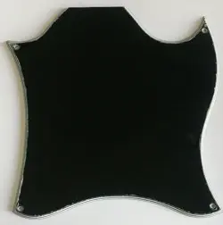 GUITAR PARTS GUITAR PICKGUARD FOR GIBSON SG BLANK FULL FACE STYLE 5 PLY BLACK