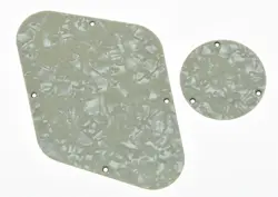 LP REAR CONTROL PLATE SWITCH PLATE CAVITY COVER FOR GIBSON LES PAUL AGED PEARL