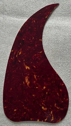 SELF ADHENSIVE PICKGUARD FOR GIBSON J45 ACOUSTIC GUITRAR RED TORTOIS LEFT-HANDED
