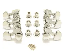 GROVER NICKEL ROTO-GRIP LOCKING GUITAR TUNERS FOR GIBSON LES PAUL SG 502N
