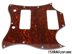* NEW RED TORTOISE PICKGUARD FOR USA GIBSON SG *SPECIAL* P-90S 3 PLY 11 HOLE