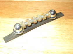 GRETSCH 1966 CHROME SPACE CONTROL BRIDGE W/ MOUNT