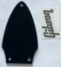 GUITAR PARTS GUITAR PICKGUARD FOR GIBSON FLYING V TRUSS ROD COVER+SLIVER DECAL
