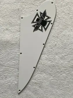 FOR GIBSON THUNDERBIRD FIREBIRD BLANK GUITAR PICKGUARD SCRATCH PLATE ,3PLY WHITE