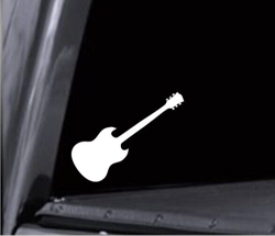 SG GUITAR VINYL DECAL STICKER FOR WINDOW BUMPER LAPTOP ROAD CASE AMP USA