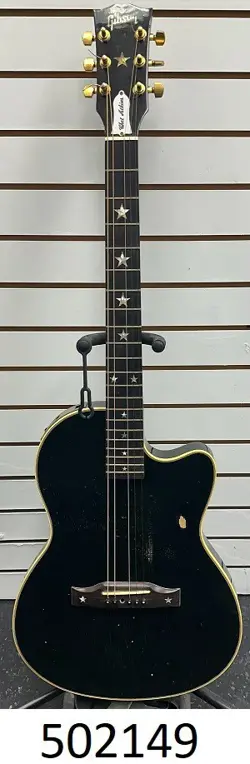 GIBSON CHET ATKINS SST BLACK BEAUTY EBONY FRETBOARD ORIGINAL CASE USA