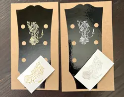 AC/DC ANGUS YOUNG PROTOTYPE SG GUITAR HEADSTOCK LOGO UV DTF  DURABLE DECAL