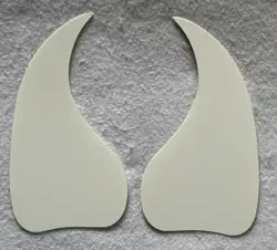 2PCS FOR GIBSON J-45 ACOUSTIC GUITAR SELF ADHESIVE PICKGUARD,WHITE