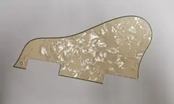 FOR GIBSON JAZZ ARCHTOP ES 335 SHORT GUITAR PICKGUARD, 4PLY PARCHMENT PEARL