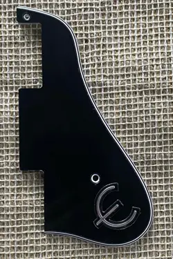 FOR 4-PLY GIBSON ES-339 GUITAR PICKGUARD & E LOGO,BLACK