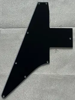 CUSTOM FOR GIBSON 76 EXPLORER RE-ISSUE BLANK STYLE GUITAR PICKGUARD 3-PLY BLACK