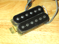 GIBSON 1970'S BLACK T TOP HUMBUCKER BRIDGE PICKUP