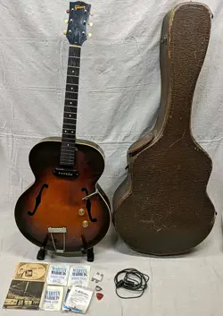 1946-56 GIBSON ES-150 ARCH TOP SUNBURST ORIGINAL ACOUSTIC ELECTRIC GUITAR 5G4366