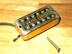 GRETSCH 1971 GOLD FILTERTON HUMBUCKER BRIDGE PICKUP