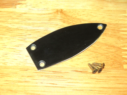 GRETSCH 1971 BLACK 2 PLY  TRUSS ROD COVER