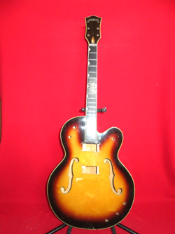 GRETSCH 1971 SUN BURST COUNTRY CLUB HOLLOW BODY & EBONY NECK