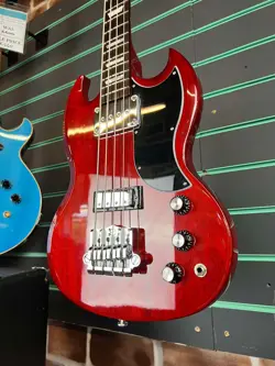 GIBSON SG STANDARD BASS HERITAGE CHERRY 2015 SHORT SCALE ELECTRIC BASS