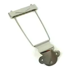 NICKEL TRAPEZE TAILPIECE FOR VINTAGE GIBSON HOLLOW BODY GUITAR TP-0410-001