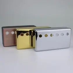 2BRASS HUMBUCKER PICKUPS COVER 6 POLE 49.2/50/52MM SPACING FOR GIBSON PAF LP