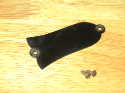 GIBSON 1966 BLACK 1 PLY TRUSS ROD COVER
