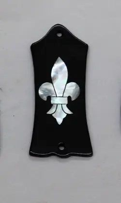 TRUSS ROD COVER WITH FLEUR DE LIS INLAY 02 WILL FIT GIBSON