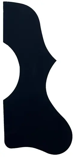 ACOUSTIC GUITAR PICKGUARD SELF ADHESIVE SHEET FOR GIBSON J100 SJ100,BLACK