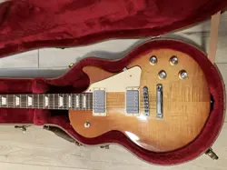 GIBSON LES PAUL STUDIO PLUS 2011 ORIGINAL HARD CASE FLAME TOP