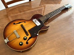 1960'S GIBSON ES-140TC 3/4 SUNBURST HOLLOW ARCHTOP THINLINE CUTAWAY NO RESERVE