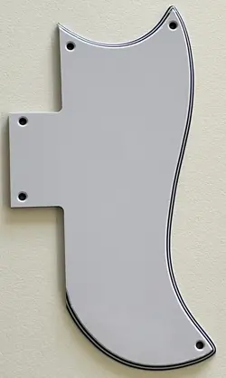 5 PLY WHITE PICKGUARD FIT GIBSON SG 61 REISSUE STYLE GUITAR PARTS