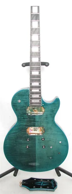 EPIPHONE EXCLUSIVE INSPIRED BY GIBSON LES PAUL CUSTOM WIDOW GUITAR - HUSK ONLY